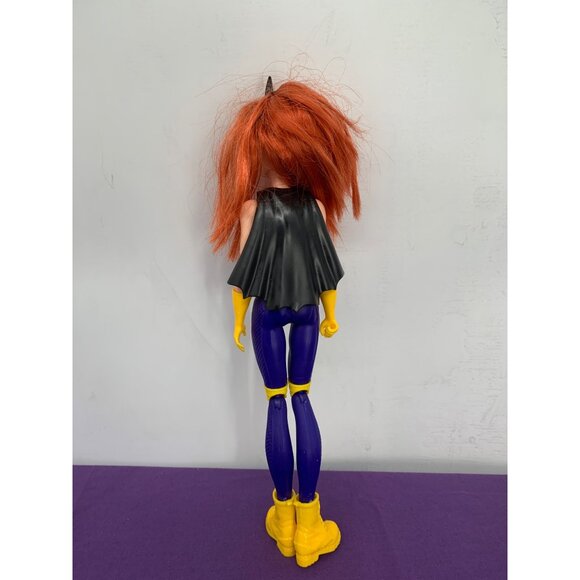 2015 Mattel Dc Super Hero Bat Girl Orange Hair Green Eyes 13 Inches Hard Plastic - Picture 4 of 8
